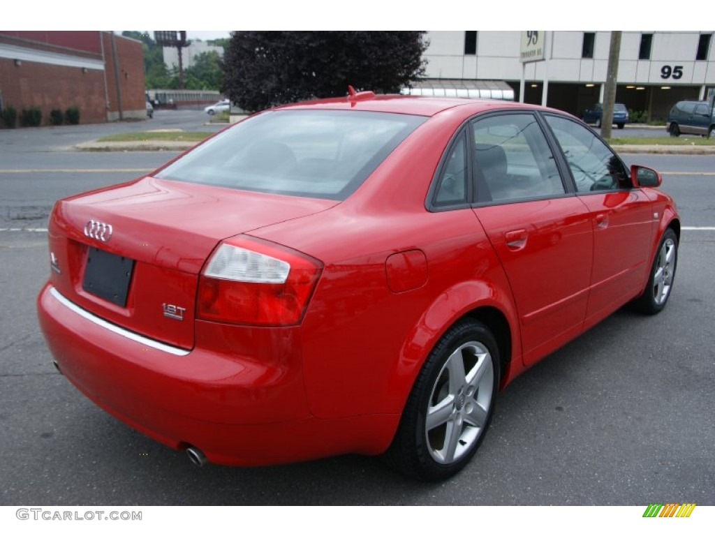 2005 A4 1.8T quattro Sedan - Brilliant Red / Ebony photo #5