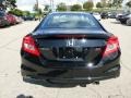 2012 Crystal Black Pearl Honda Civic Si Coupe  photo #3