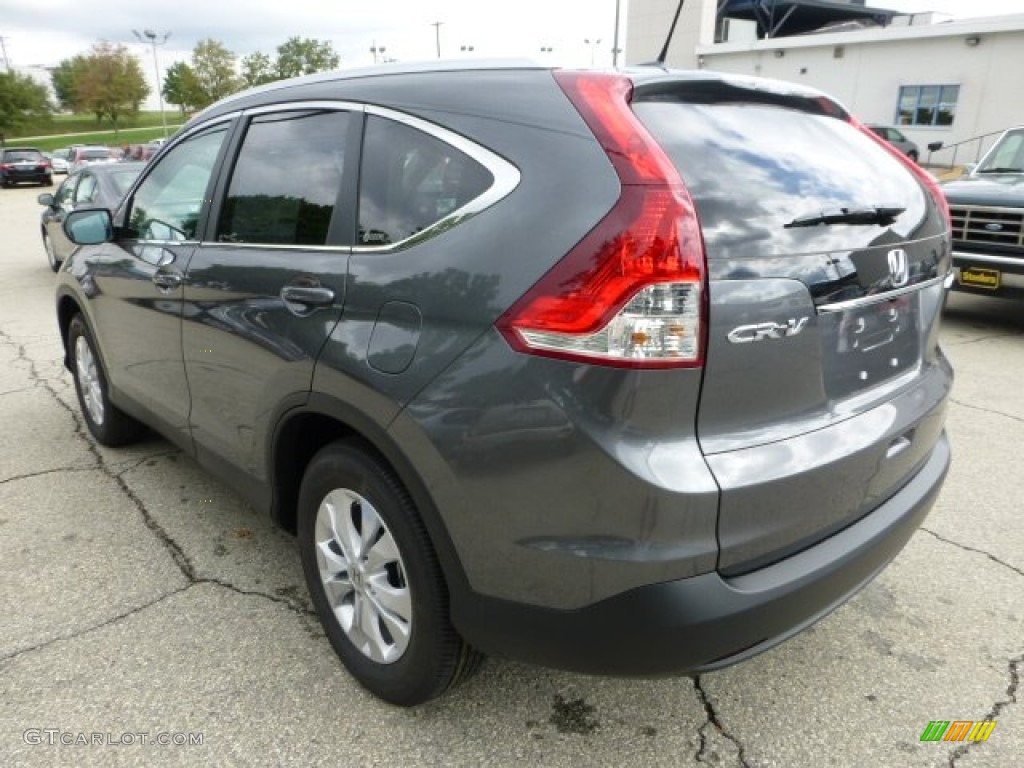 2012 CR-V EX-L 4WD - Polished Metal Metallic / Gray photo #2