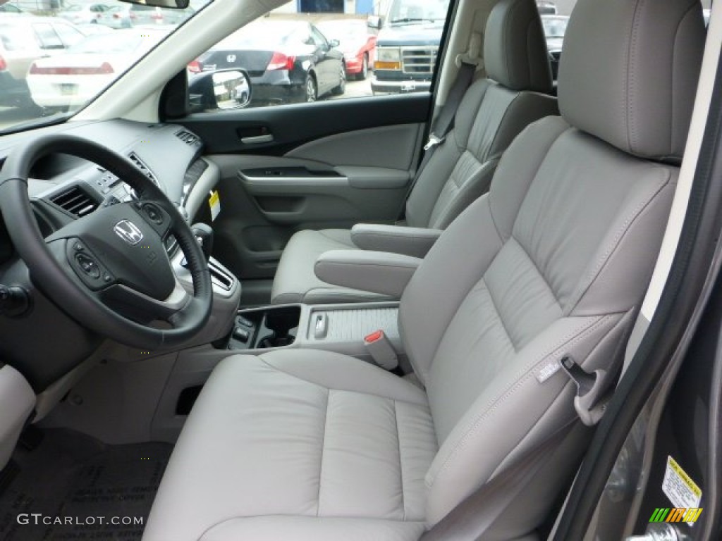 2012 CR-V EX-L 4WD - Polished Metal Metallic / Gray photo #10