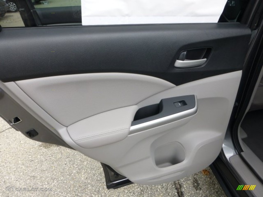 2012 CR-V EX-L 4WD - Polished Metal Metallic / Gray photo #13