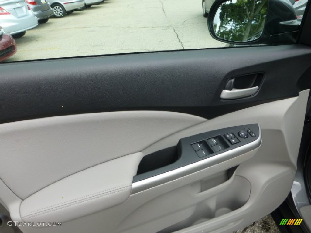 2012 CR-V EX-L 4WD - Polished Metal Metallic / Gray photo #14