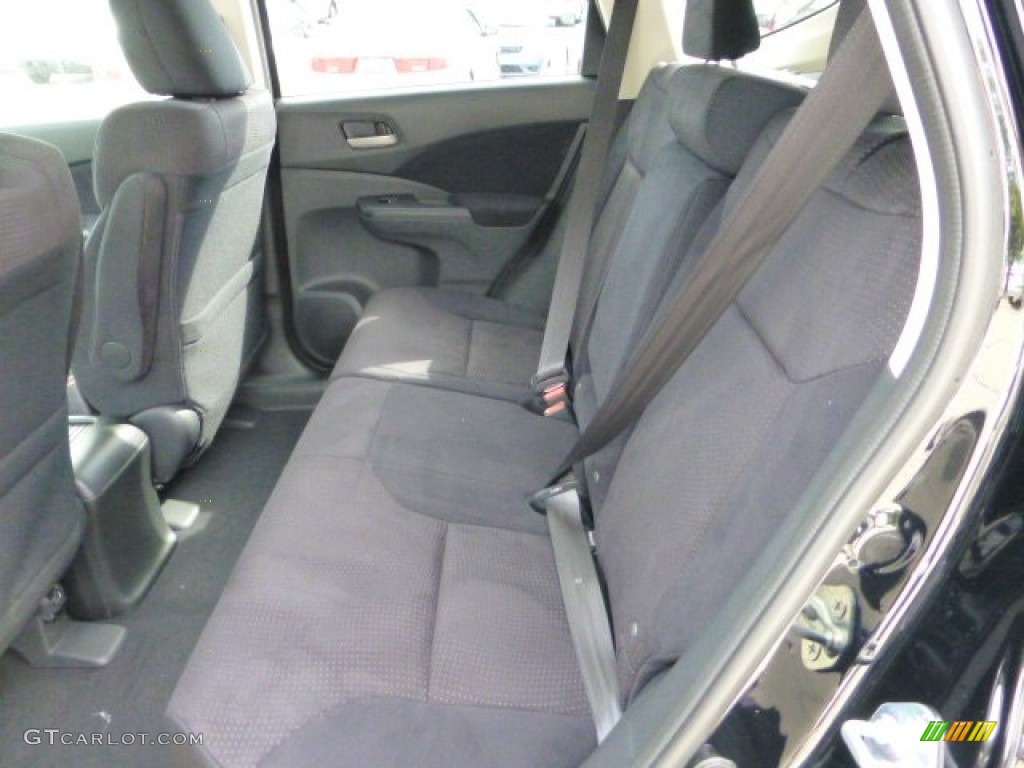2012 CR-V EX 4WD - Crystal Black Pearl / Black photo #11