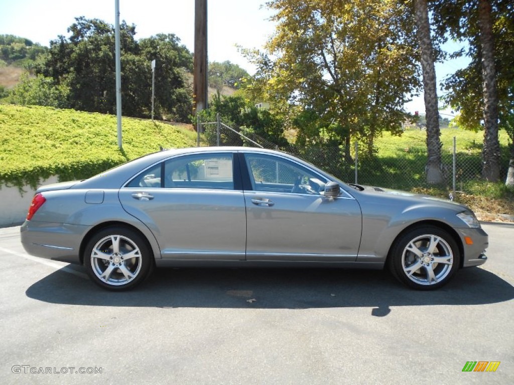 2013 S 550 Sedan - Palladium Silver Metallic / Ash/Grey photo #3