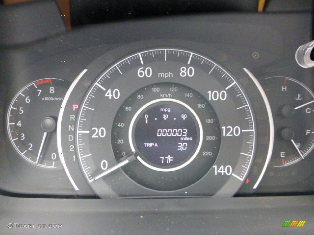 2012 CR-V EX 4WD - Crystal Black Pearl / Black photo #19