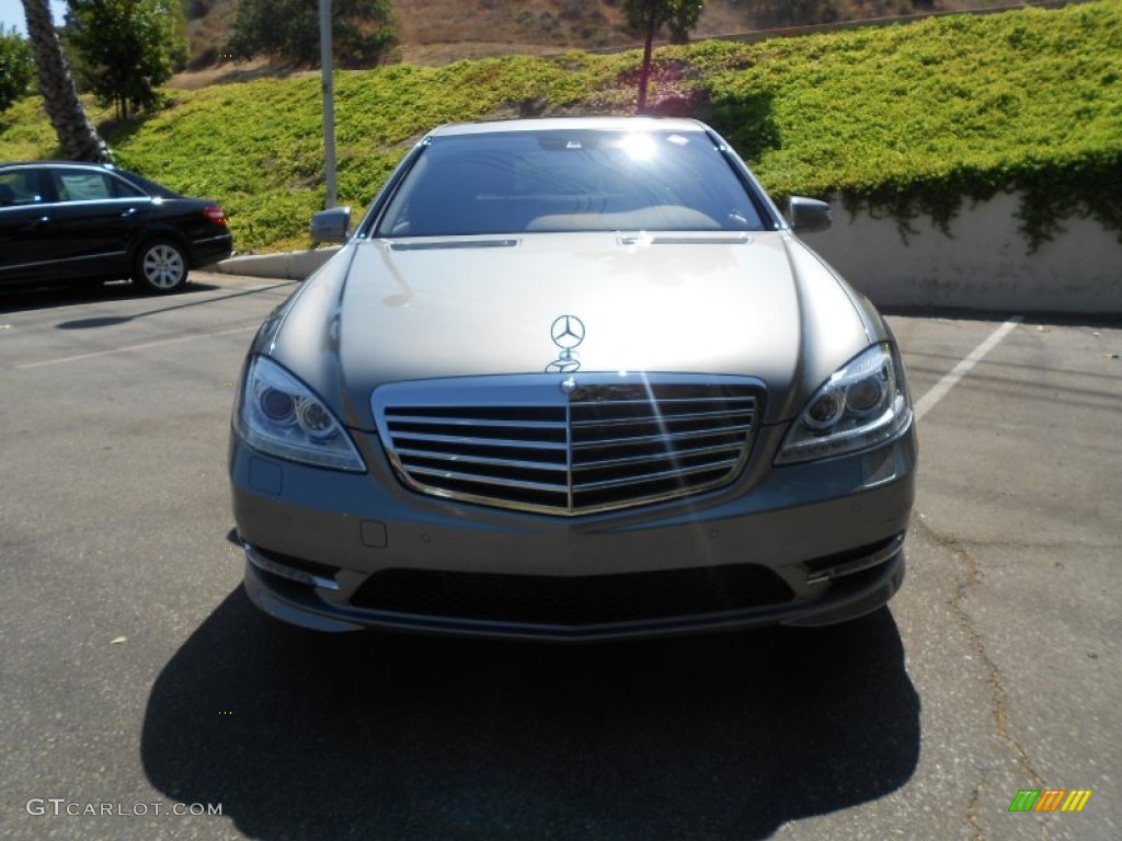 2013 S 550 Sedan - Palladium Silver Metallic / Black photo #2