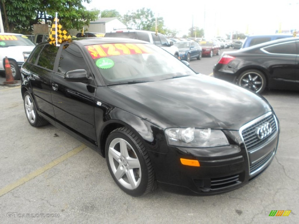 Brilliant Black 2006 Audi A3 2.0T Exterior Photo #70450375