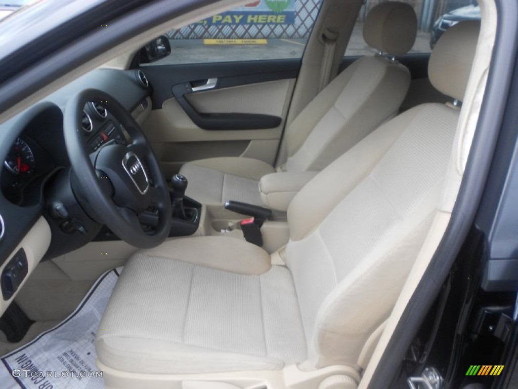 Beige Interior 2006 Audi A3 2.0T Photo #70450438