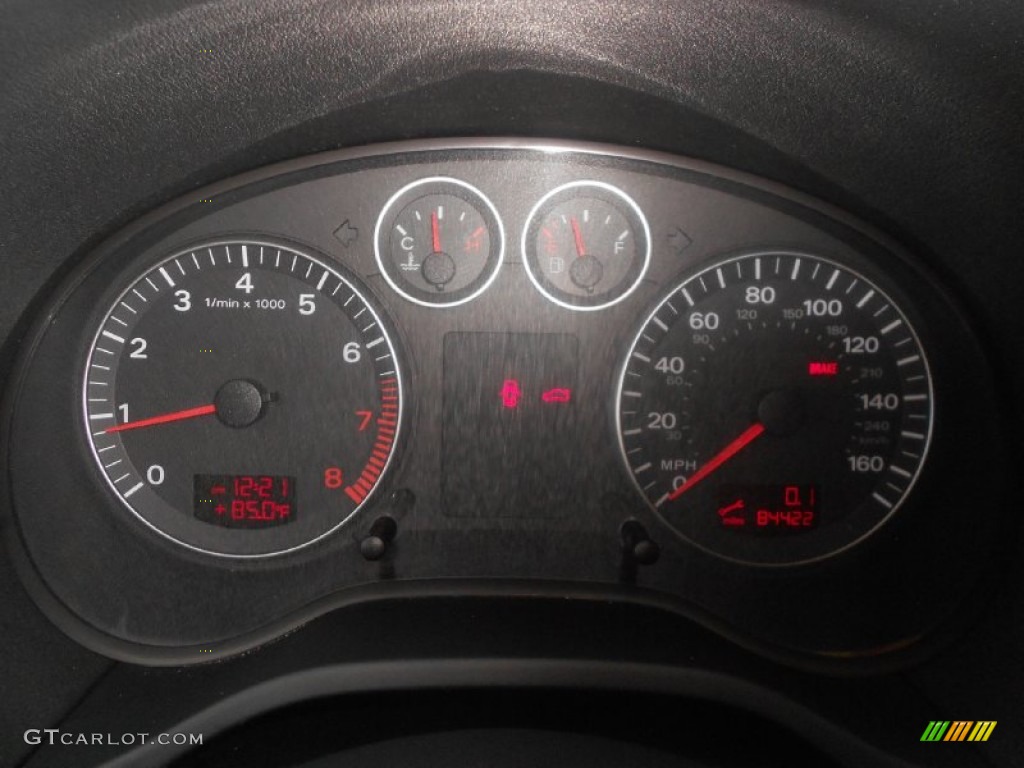 2006 Audi A3 2.0T Gauges Photo #70450516