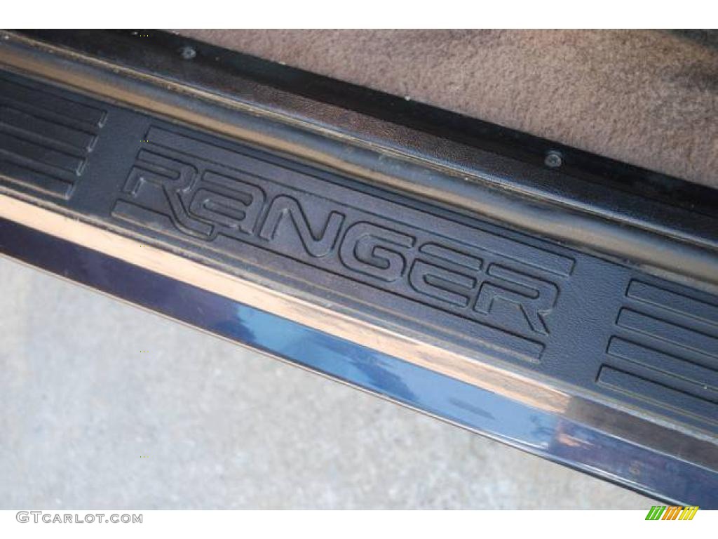 2000 Ranger XL SuperCab - Deep Wedgewood Blue Metallic / Medium Prairie Tan photo #34