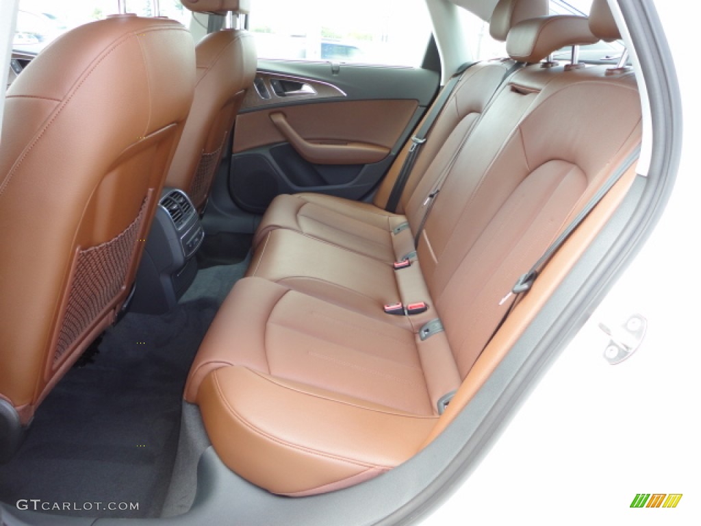 Nougat Brown Interior 2013 Audi A6 2.0T Sedan Photo #70450675