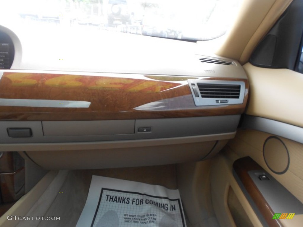 2004 7 Series 745Li Sedan - Alpine White / Dark Beige/Beige III photo #20