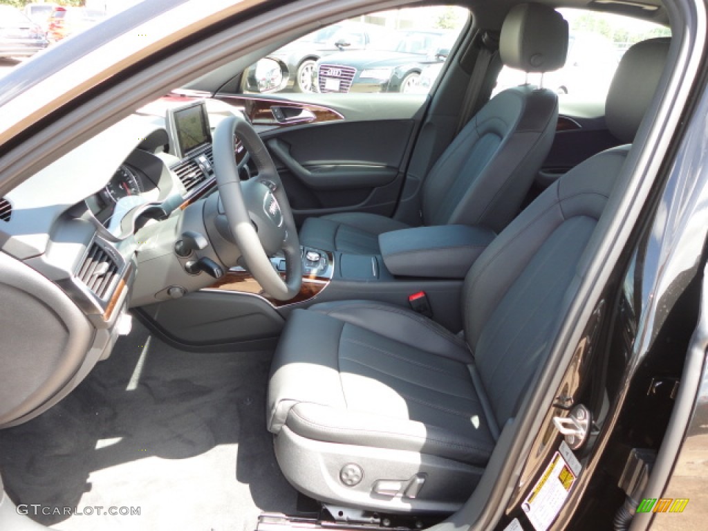 Black Interior 2013 Audi A6 3.0T quattro Sedan Photo #70450762