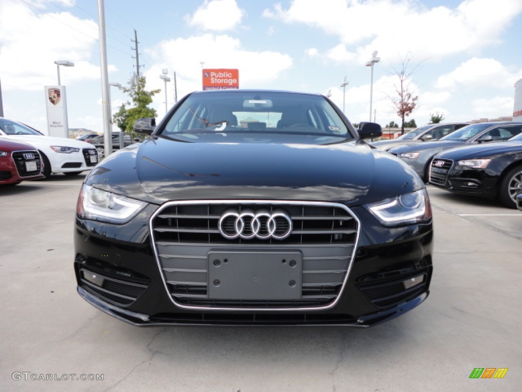 2013 A4 2.0T Sedan - Brilliant Black / Titanium Gray photo #2