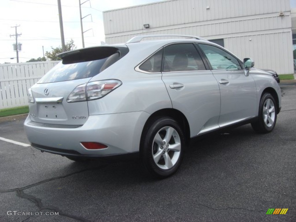 2010 RX 350 AWD - Tungsten Silver Pearl / Black/Brown Walnut photo #4