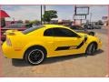 2001 Zinc Yellow Metallic Ford Mustang GT Coupe  photo #7