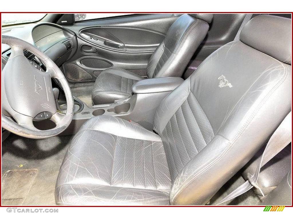 2001 Mustang GT Coupe - Zinc Yellow Metallic / Dark Charcoal photo #12