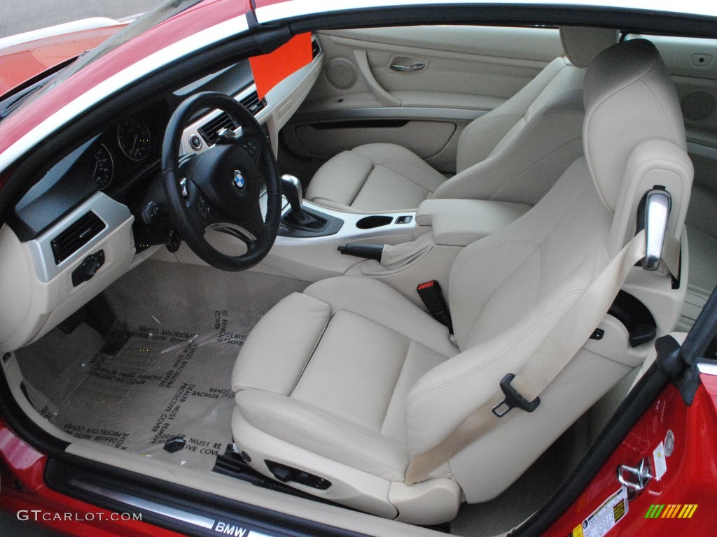 2007 3 Series 335i Convertible - Crimson Red / Cream Beige photo #15