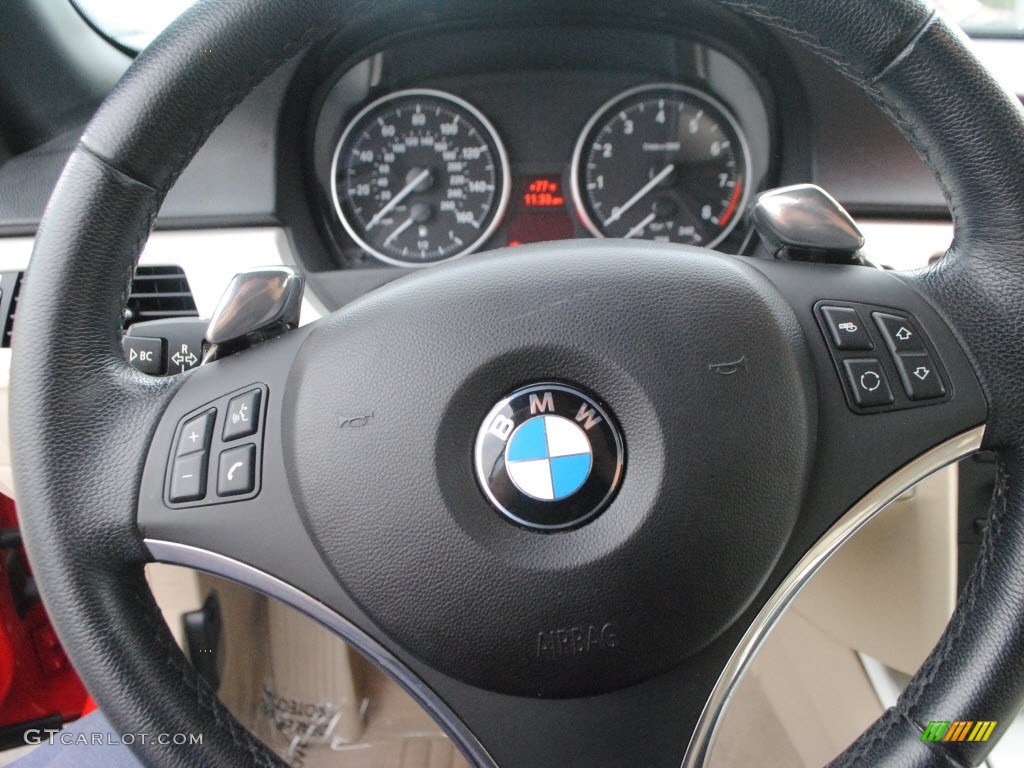 2007 3 Series 335i Convertible - Crimson Red / Cream Beige photo #20