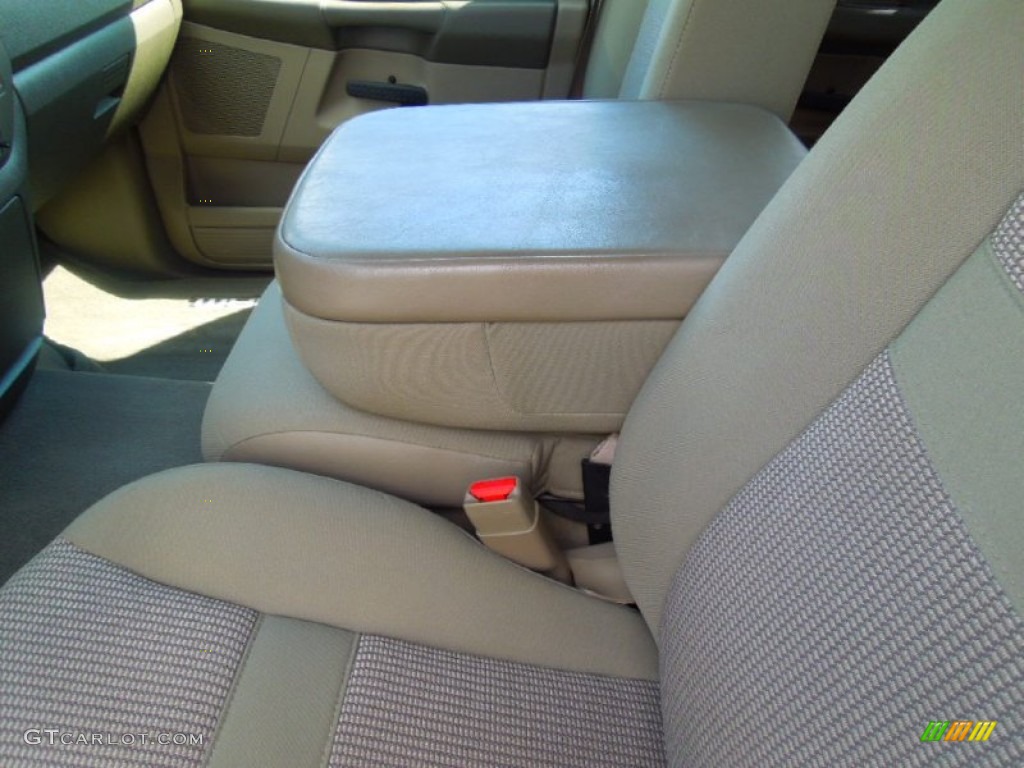 2008 Ram 1500 SLT Quad Cab 4x4 - Light Khaki Metallic / Khaki photo #10
