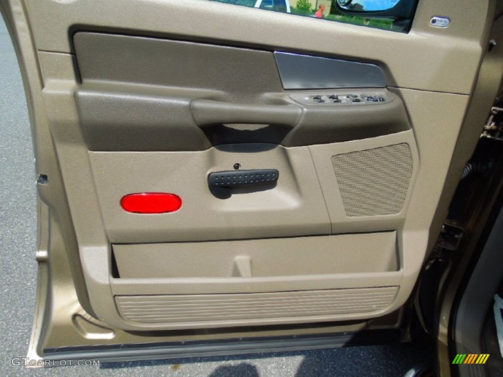 2008 Ram 1500 SLT Quad Cab 4x4 - Light Khaki Metallic / Khaki photo #11