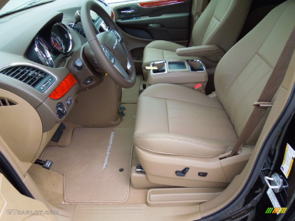 Dark Frost Beige/Medium Frost Beige Interior 2013 Chrysler Town & Country Touring - L Photo #70453462