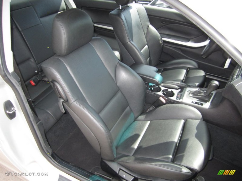2006 3 Series 325i Coupe - Titanium Silver Metallic / Black photo #10