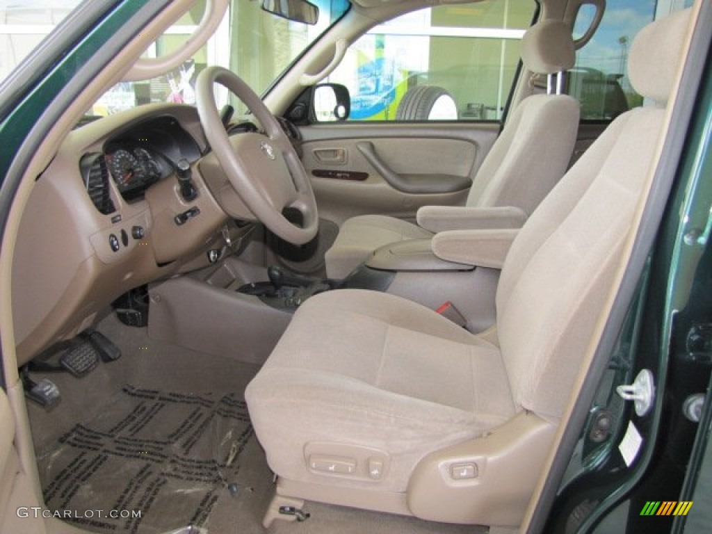 2004 Sequoia SR5 4x4 - Imperial Jade Green Mica / Oak photo #2