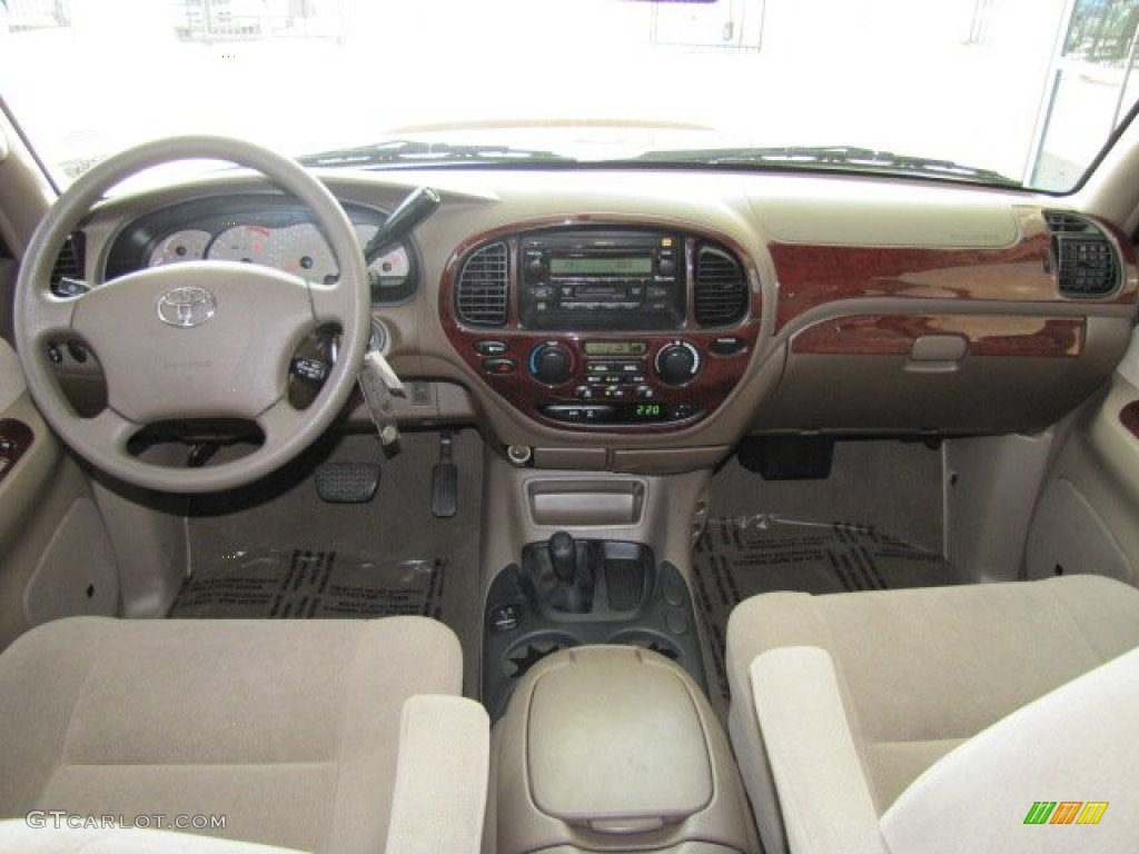 2004 Sequoia SR5 4x4 - Imperial Jade Green Mica / Oak photo #3