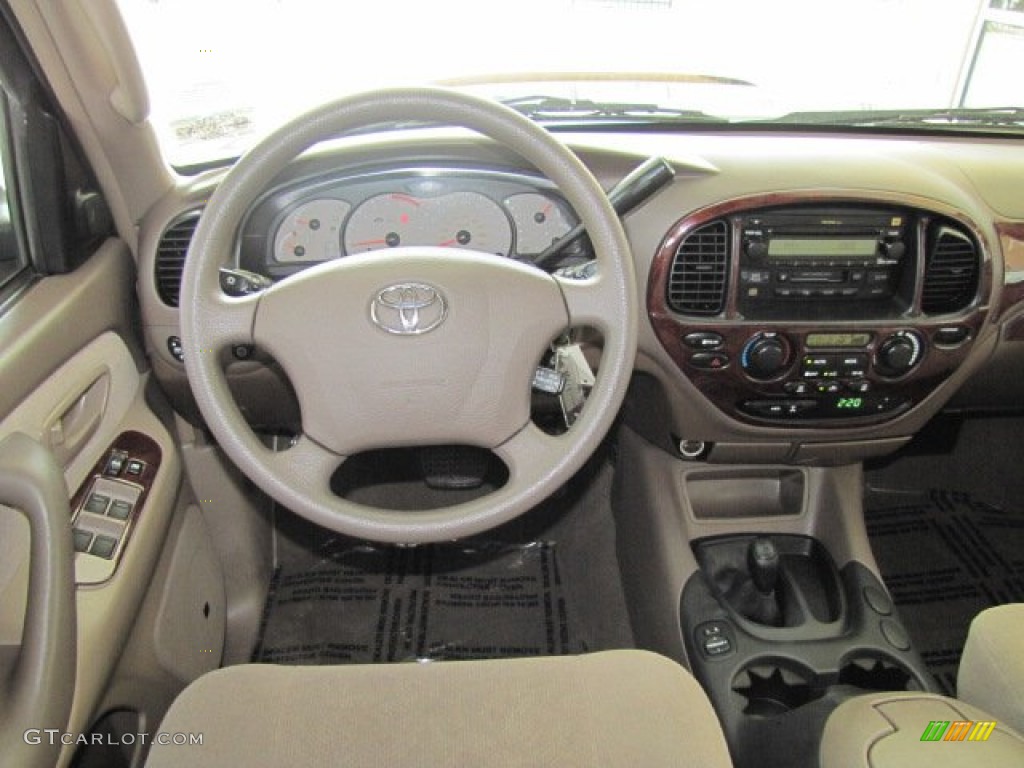 2004 Sequoia SR5 4x4 - Imperial Jade Green Mica / Oak photo #23