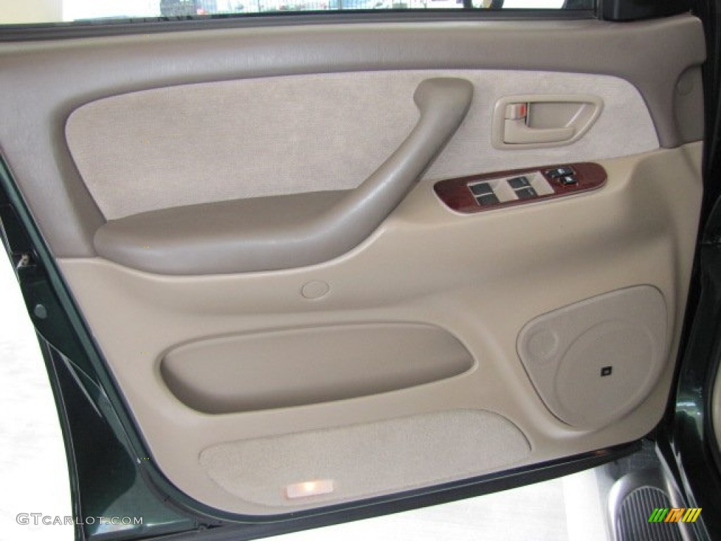 2004 Sequoia SR5 4x4 - Imperial Jade Green Mica / Oak photo #33