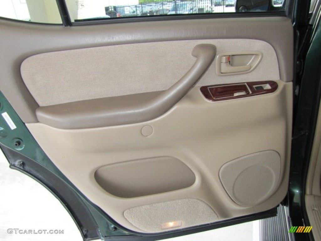 2004 Sequoia SR5 4x4 - Imperial Jade Green Mica / Oak photo #34