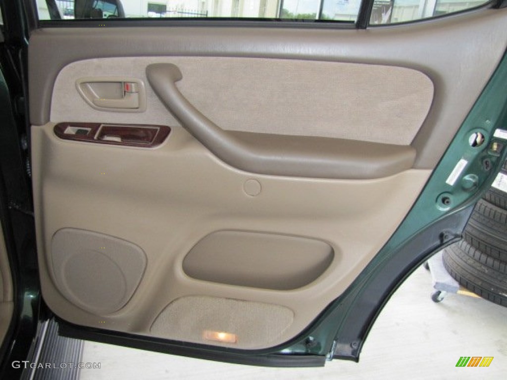2004 Sequoia SR5 4x4 - Imperial Jade Green Mica / Oak photo #35