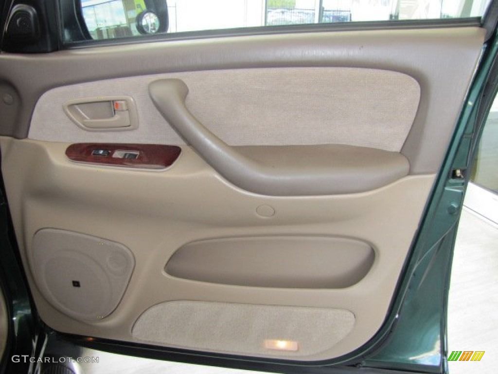 2004 Sequoia SR5 4x4 - Imperial Jade Green Mica / Oak photo #36