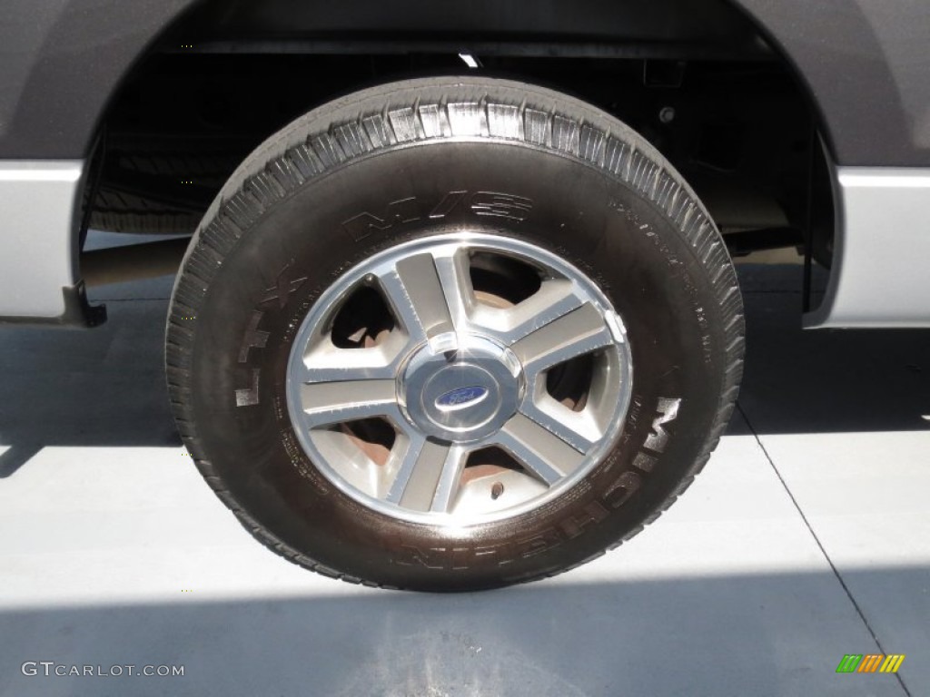 2006 F150 XLT SuperCrew - Dark Shadow Grey Metallic / Medium/Dark Flint photo #13