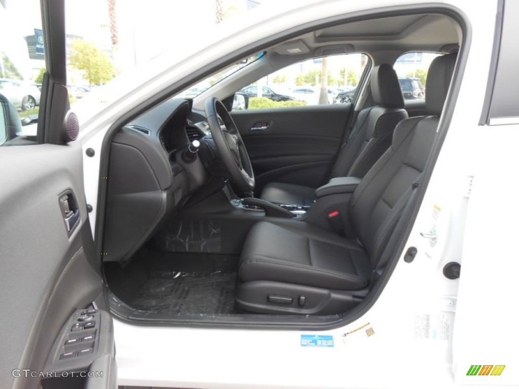 Ebony Interior 2013 Acura ILX 1.5L Hybrid Technology Photo #70456651