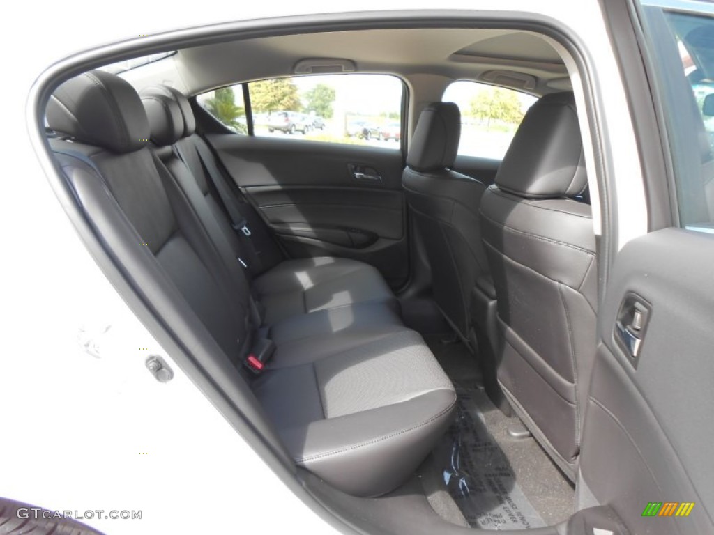 Ebony Interior 2013 Acura ILX 1.5L Hybrid Technology Photo #70456675