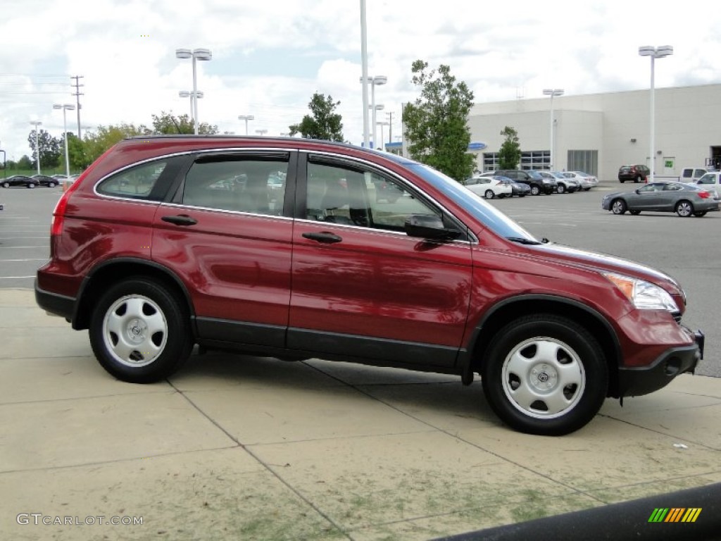 2008 CR-V LX - Tango Red Pearl / Gray photo #3