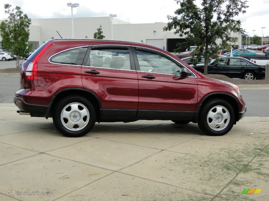 2008 CR-V LX - Tango Red Pearl / Gray photo #4