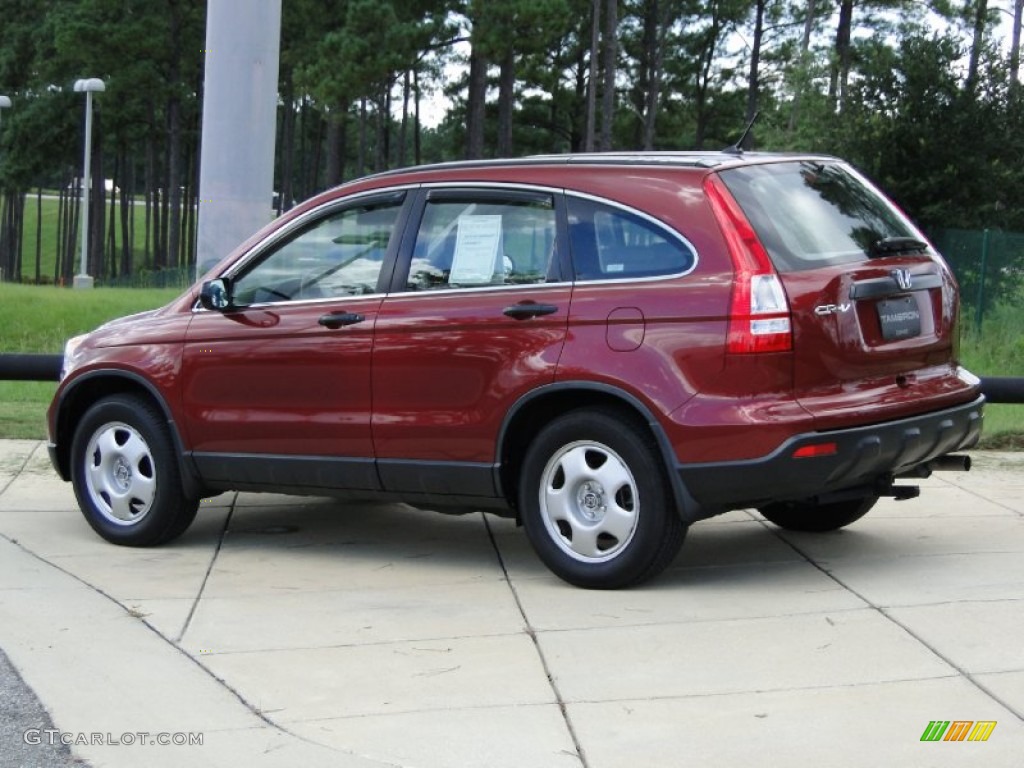 2008 CR-V LX - Tango Red Pearl / Gray photo #6