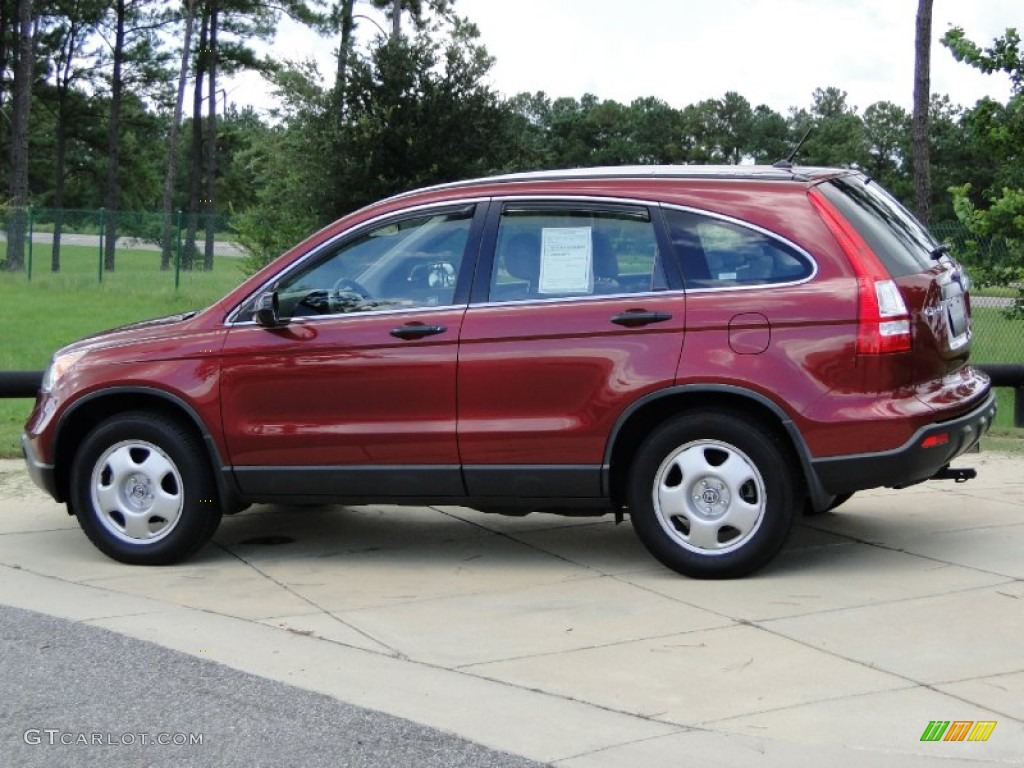 2008 CR-V LX - Tango Red Pearl / Gray photo #7