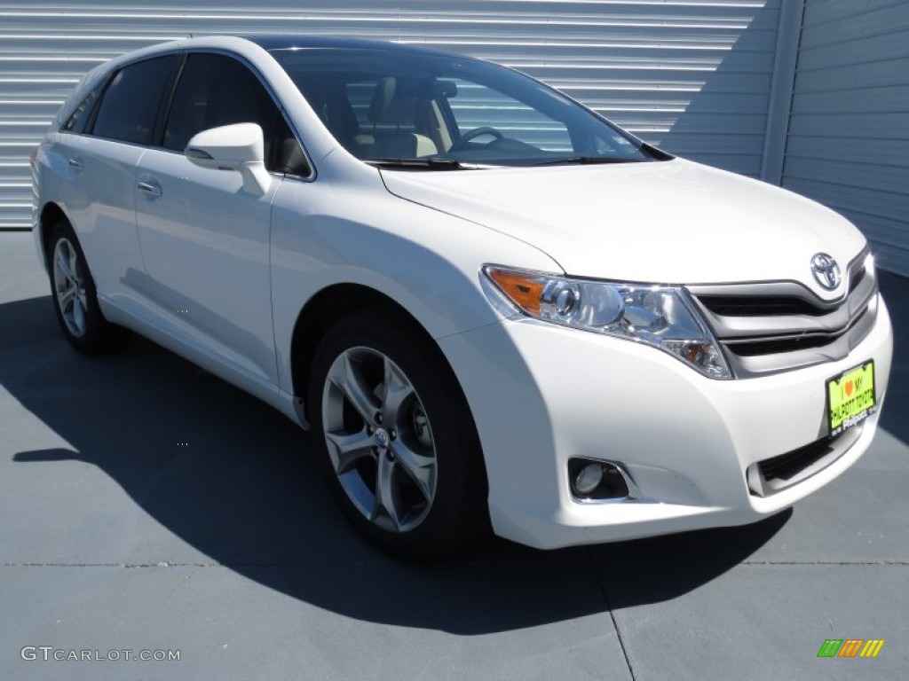 Blizzard White Pearl Toyota Venza