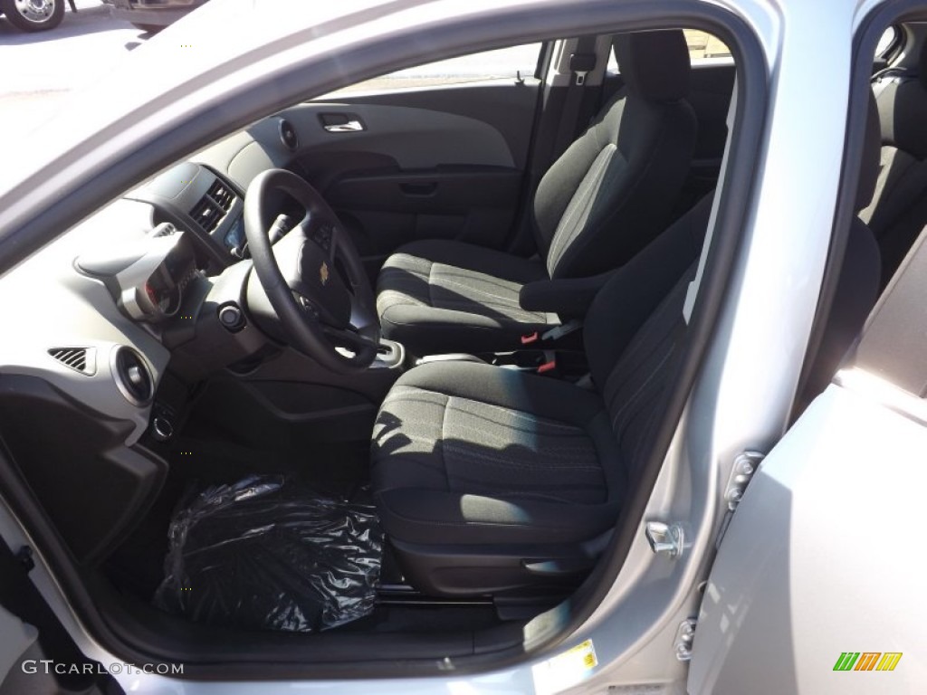 2012 Sonic LT Sedan - Silver Ice Metallic / Jet Black/Brick photo #11