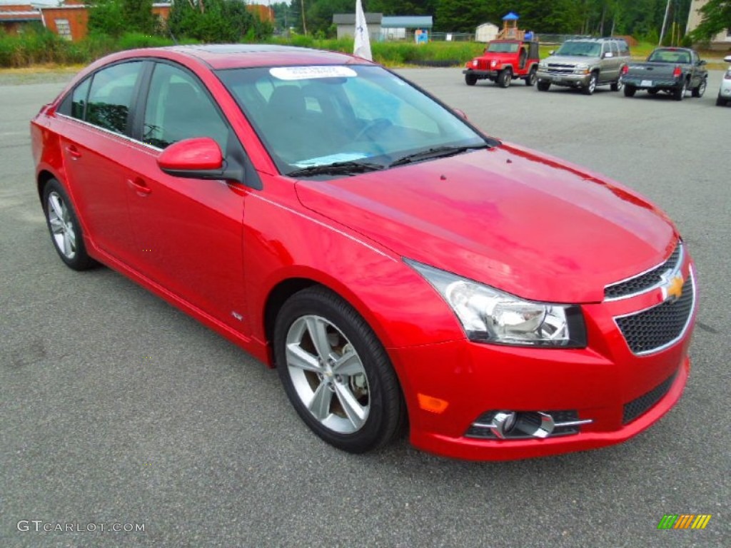 Crystal Red Metallic 2012 Chevrolet Cruze LT/RS Exterior Photo #70459018