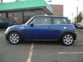 2008 Lightning Blue Metallic Mini Cooper S Hardtop  photo #9