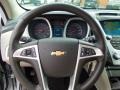 Light Titanium/Jet Black 2013 Chevrolet Equinox LTZ Steering Wheel