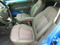 Silver/Blue 2013 Chevrolet Spark LT Interior Color