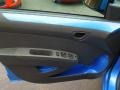 Silver/Blue 2013 Chevrolet Spark LT Door Panel
