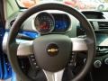 Silver/Blue 2013 Chevrolet Spark LT Steering Wheel