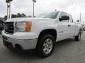 2009 Summit White GMC Sierra 1500 SLE Extended Cab  photo #3